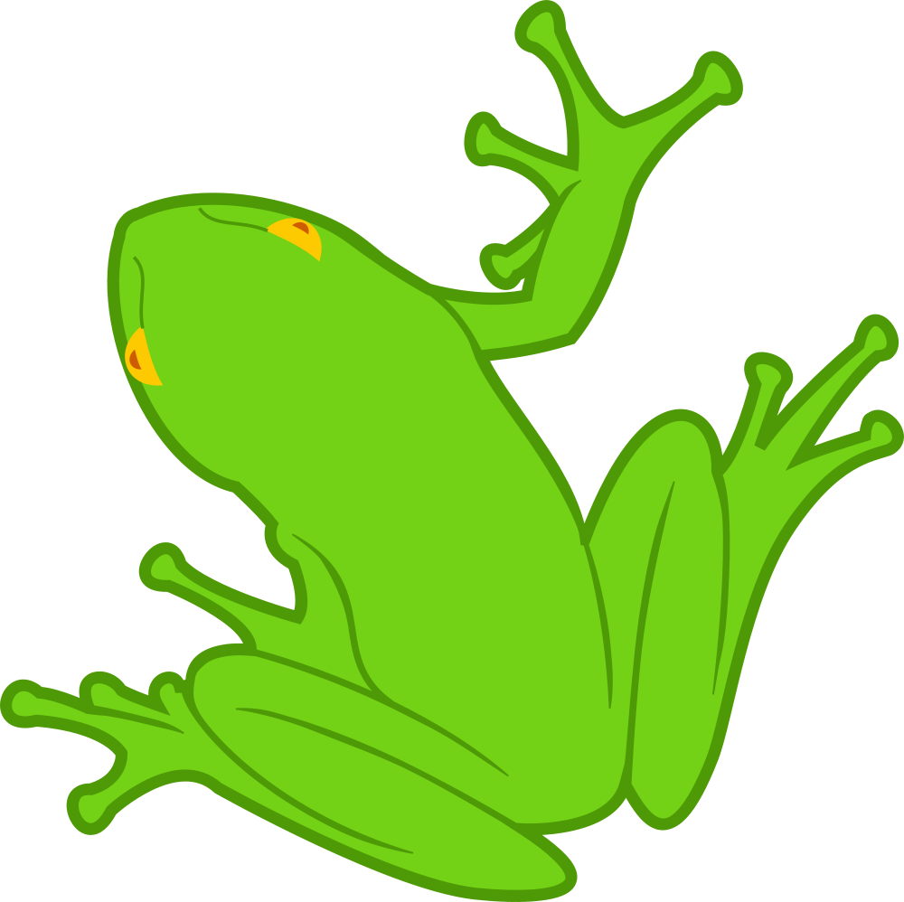 OnlineLabels Clip Art - Frog 01